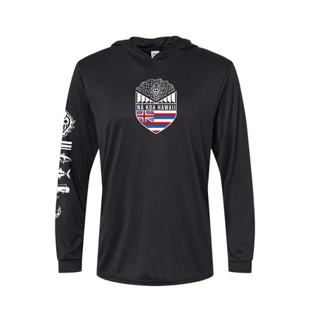 Throw Net Performance Hooded Long Sleeve T-Shirt