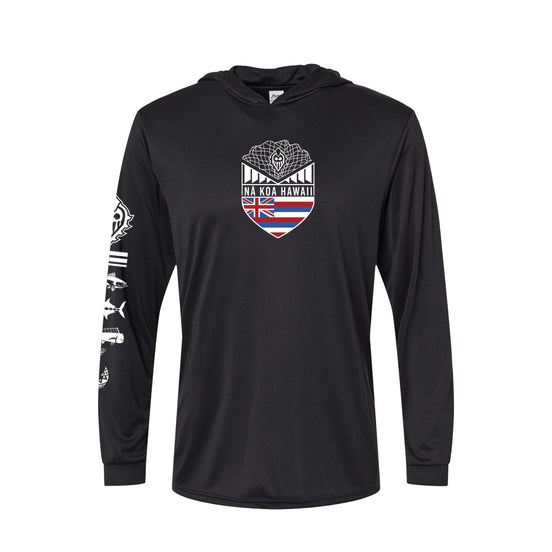 Throw Net Performance Hooded Long Sleeve T-Shirt