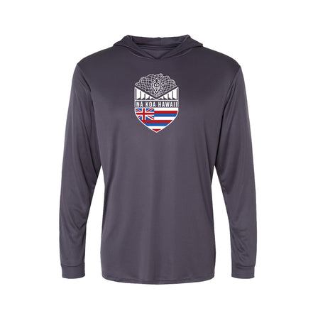 Throw Net Performance Hooded Long Sleeve T-Shirt