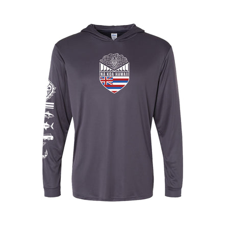 Throw Net Performance Hooded Long Sleeve T-Shirt