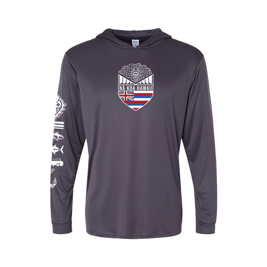 Throw Net Performance Hooded Long Sleeve T-Shirt