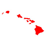 Hawaiian Islands Decal