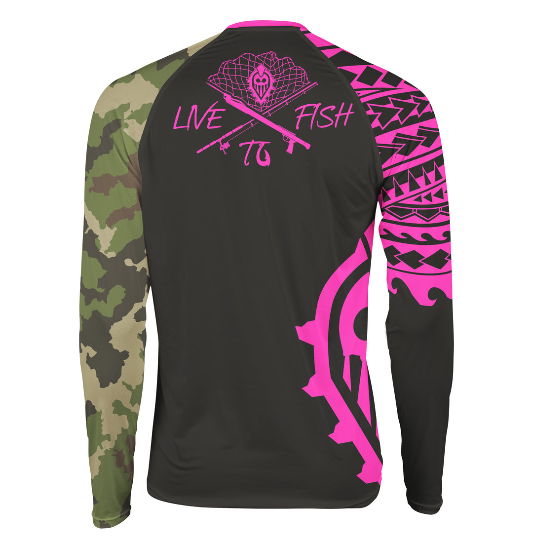 Koa Camo Performance Fishing Shirt