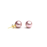 Gold Filled Shell Pearl Studs